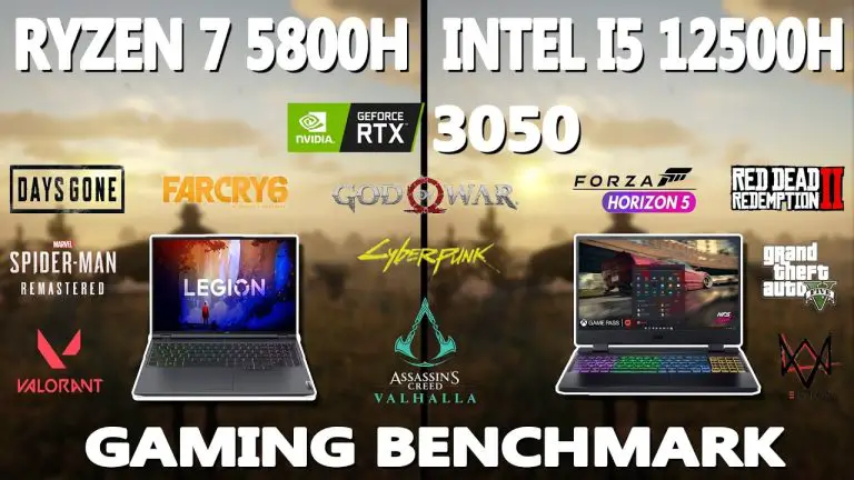 Ryzen 7 5800HS vs Intel i5 1235U