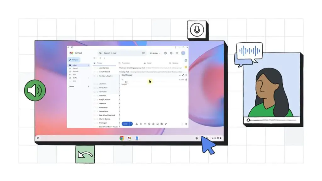 Google will allow the users to control their Chromebook through their faces